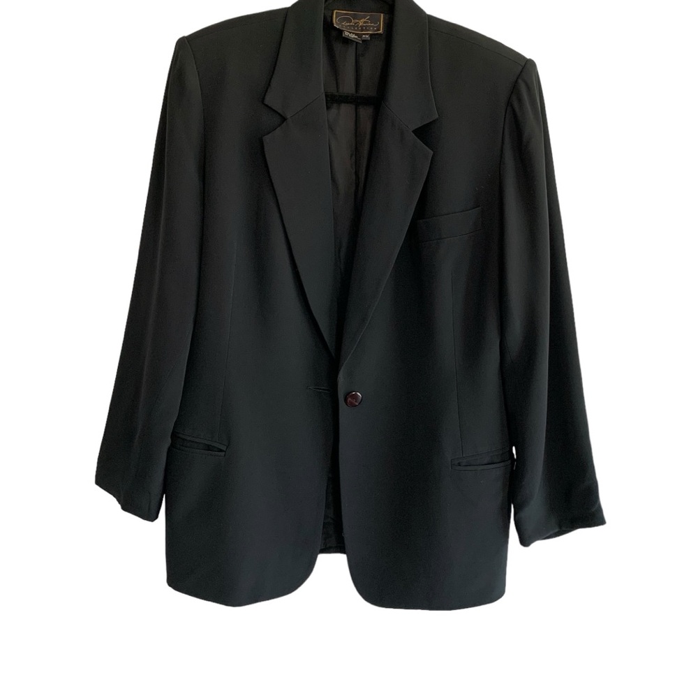 Diane Gilman Silk Blazer Sz P/M